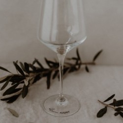 Eulenschnitt Weinglas Kleine Auszeit