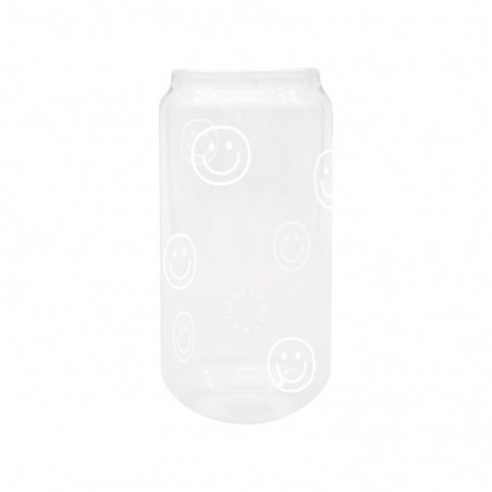 Eulenschnitt hohes Trinkglas Smilys