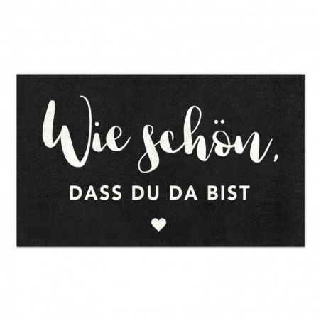 Eulenschnitt Fußmatte Wie schön