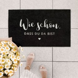 Eulenschnitt Fußmatte Wie schön