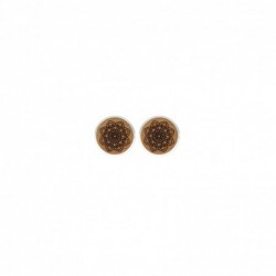 Eydl Ohrstecker Mandala Nuss