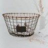 Eulenschnitt Drahtkorb rund 25 cm