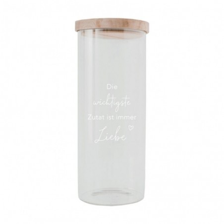 Eulenschnitt Vorratsglas Liebe 25cm
