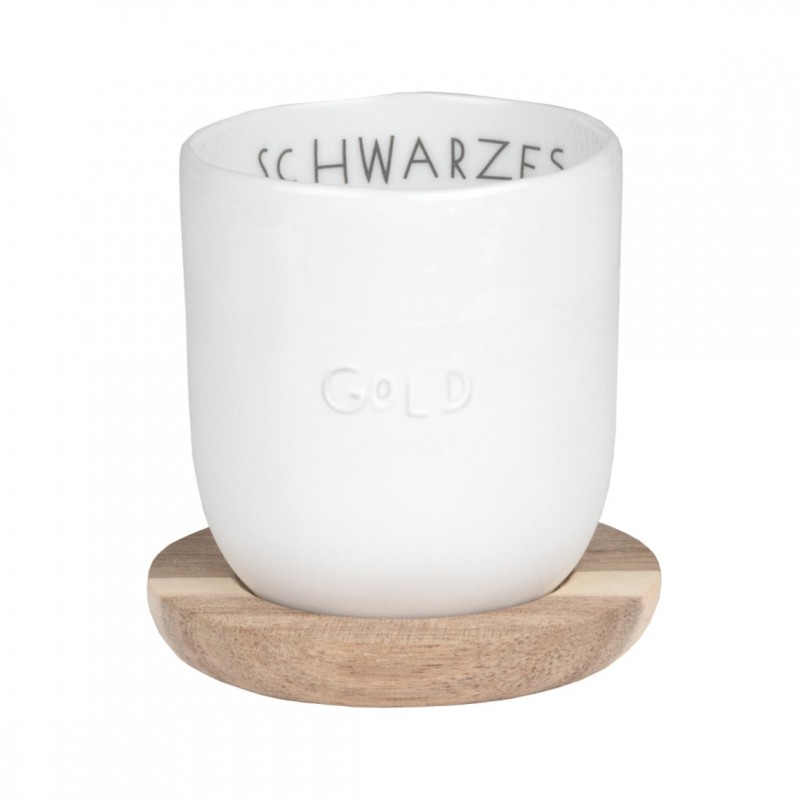 Räder Kleiner Becher schwarzes Gold