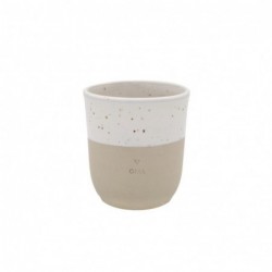 Eulenschnitt Becher Oma