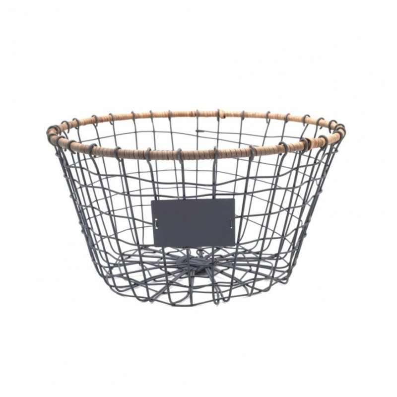 Eulenschnitt Drahtkorb rund 25 cm