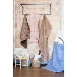 DF JUWEL Kinderdecke Hufeisen blau