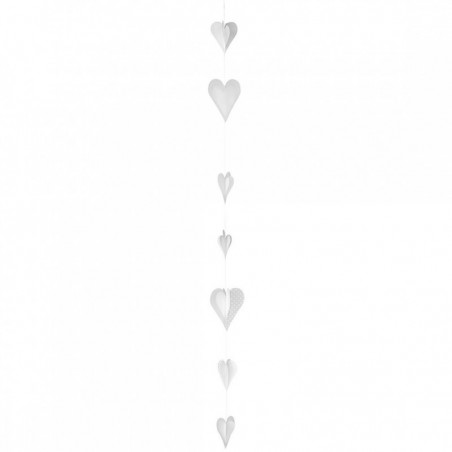 Räder Herzkette weiß Länge 120 cm