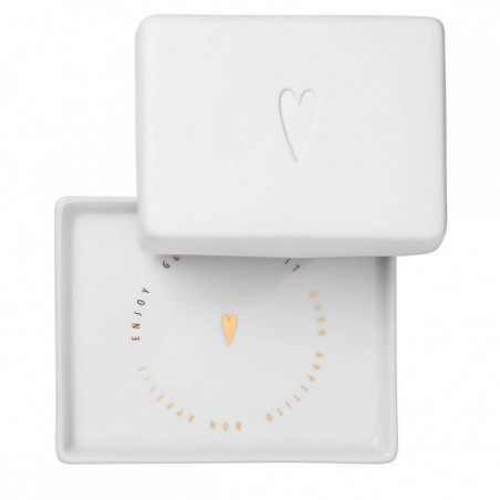 Räder PET Breakfast Butterdose Herz