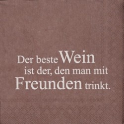 Räder Cocktailserviette Der Beste Wein