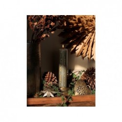 Kalenderkerze Golddruck 60Std. H25