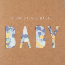 Räder Karte XL Konfetti Hello Baby